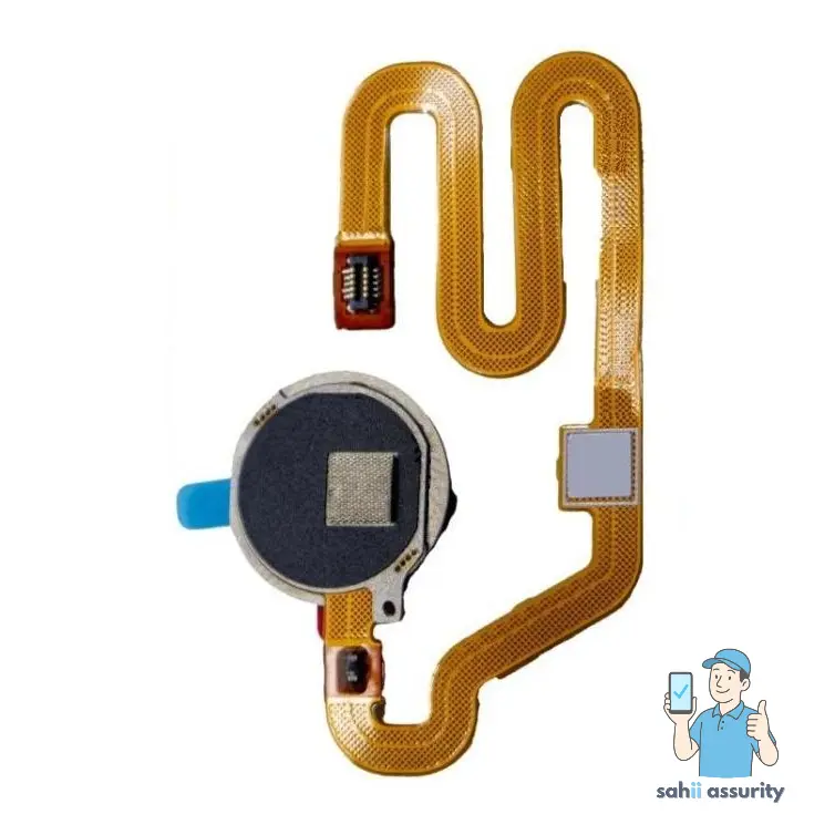 Fingerprint Sensor with Flex Cable for Realme 3 Black thumbnail